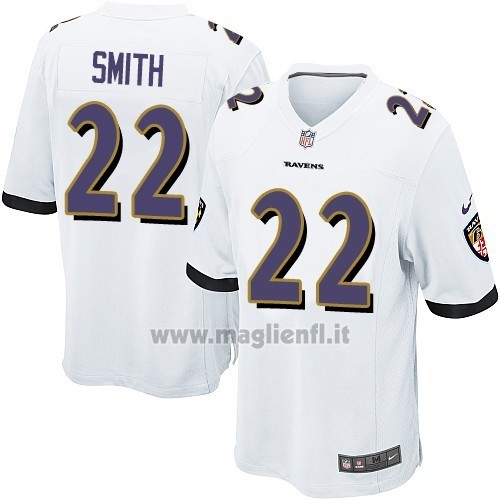 Maglia NFL Game Bambino Baltimore Ravens Smith Bianco